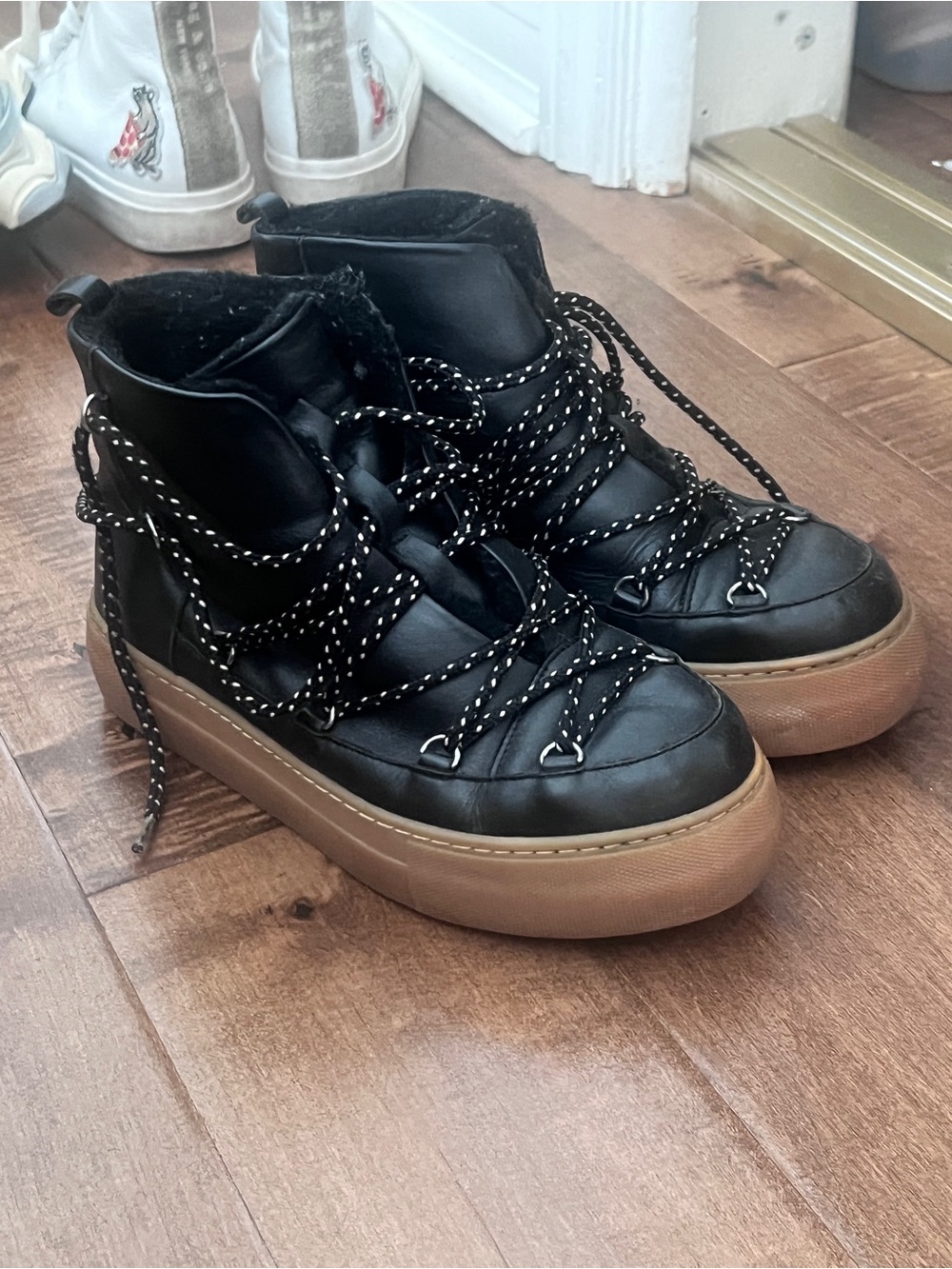 & Other Stories lace up snow shoes / boots